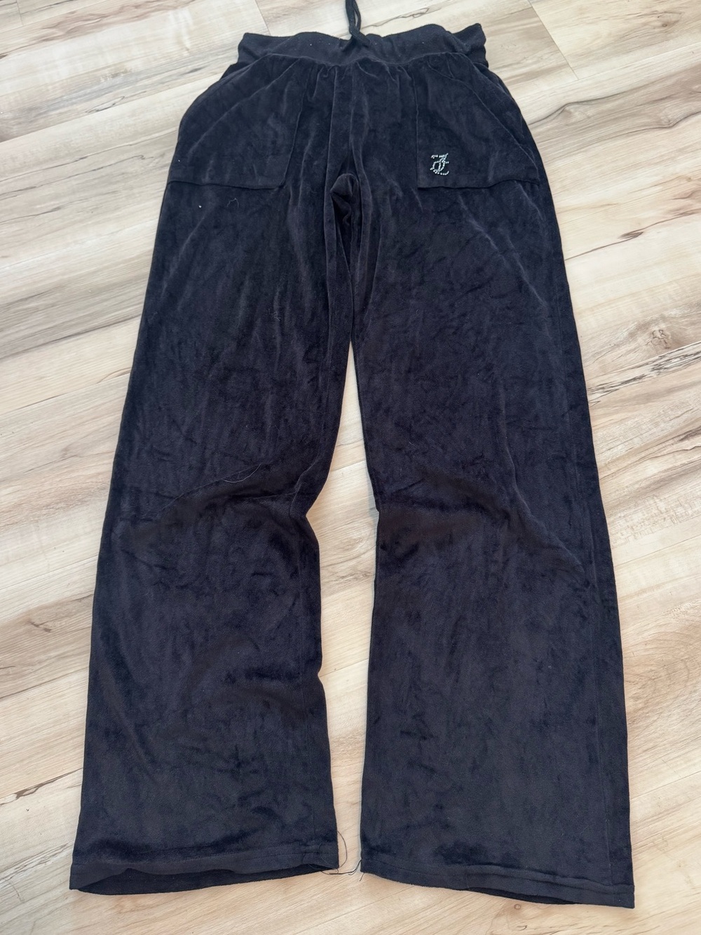 Women’s Black Juicy Couture Baggy Pants